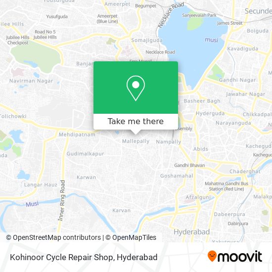 Kohinoor Cycle Repair Shop map