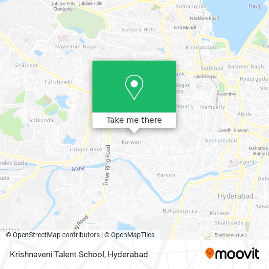 Krishnaveni Talent School map