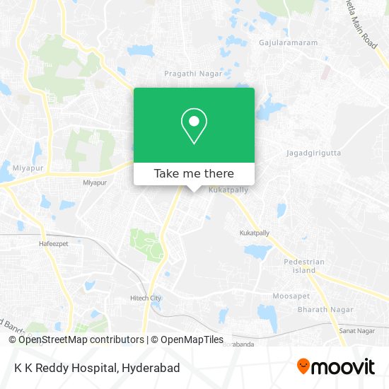 K K Reddy Hospital map