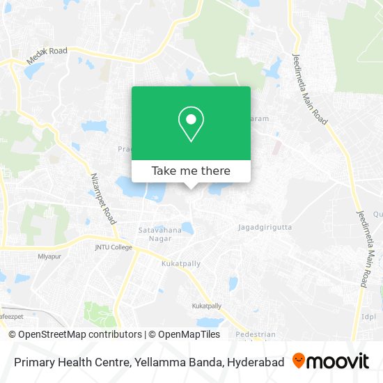 Primary Health Centre, Yellamma Banda map