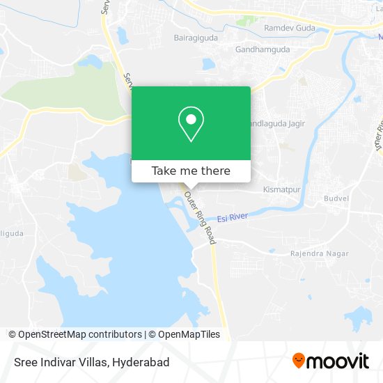 Sree Indivar Villas map