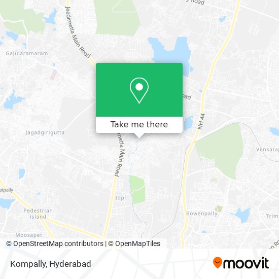 Kompally map