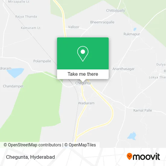 Chegunta map