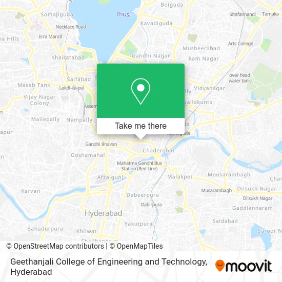 Geethanjali College of Engineering and Technology map