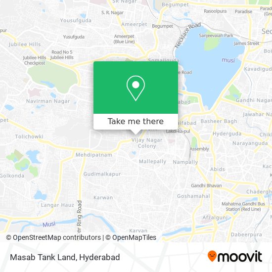 Masab Tank Land map