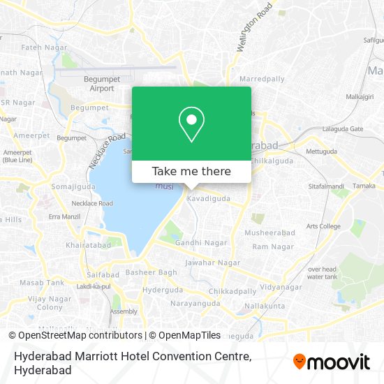 Hyderabad Marriott Hotel Convention Centre map