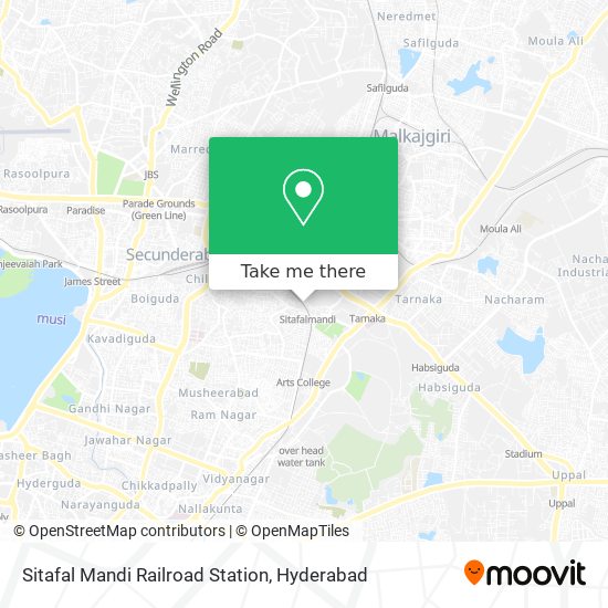 Sitafal Mandi Railroad Station map