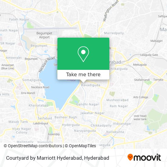 Courtyard by Marriott Hyderabad map