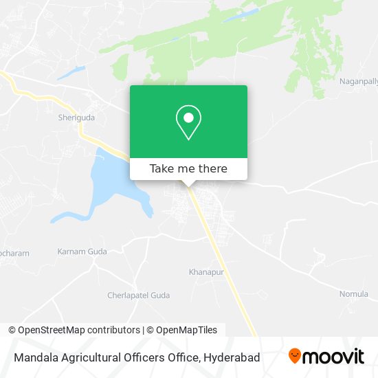 Mandala Agricultural Officers Office map