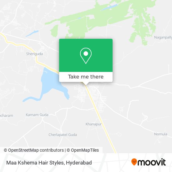 Maa Kshema Hair Styles map