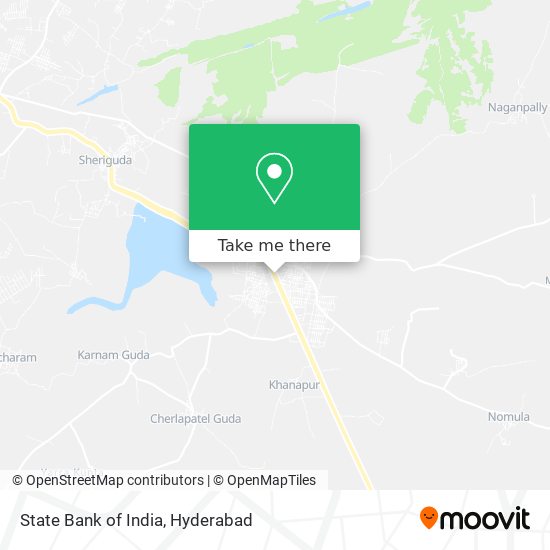 State Bank of India map