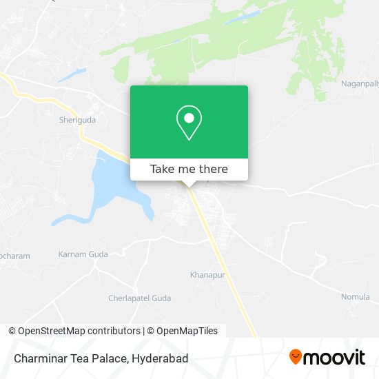 Charminar Tea Palace map