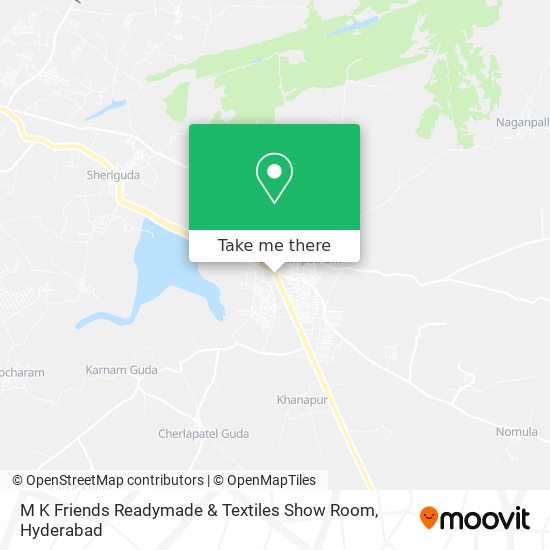 M K Friends Readymade & Textiles Show Room map