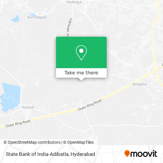 State Bank of India-Adibatla map