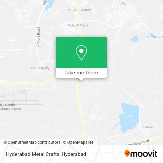 Hyderabad Metal Crafts map