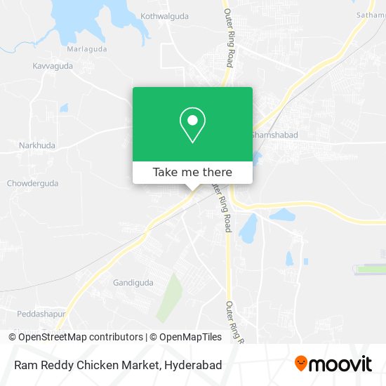 Ram Reddy Chicken Market map