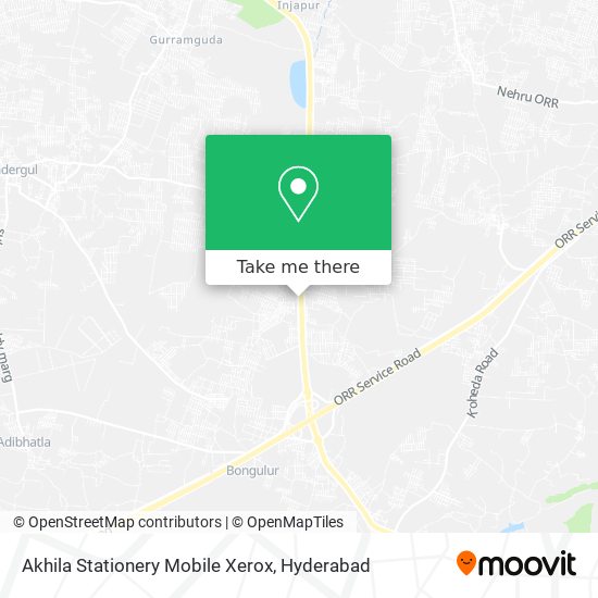 Akhila Stationery Mobile Xerox map