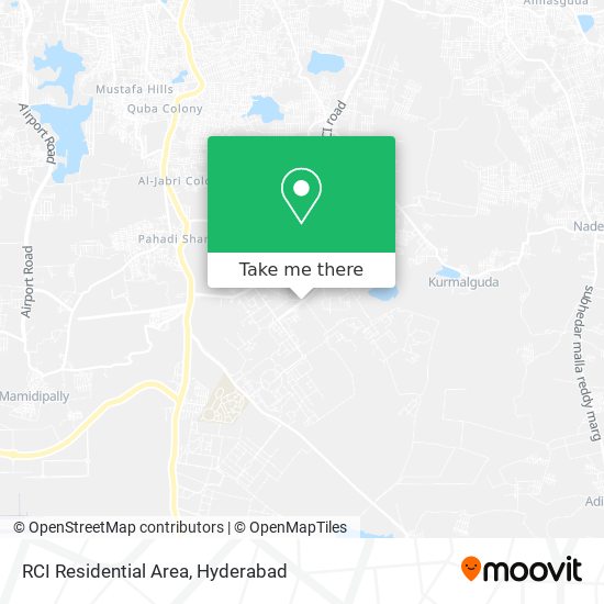 RCI Residential Area map
