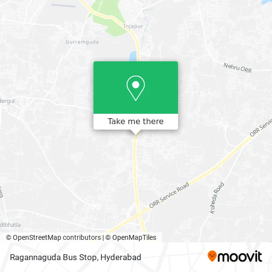 Ragannaguda Bus Stop map