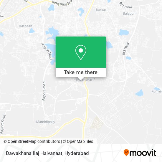 Dawakhana Ilaj Haivanaat map