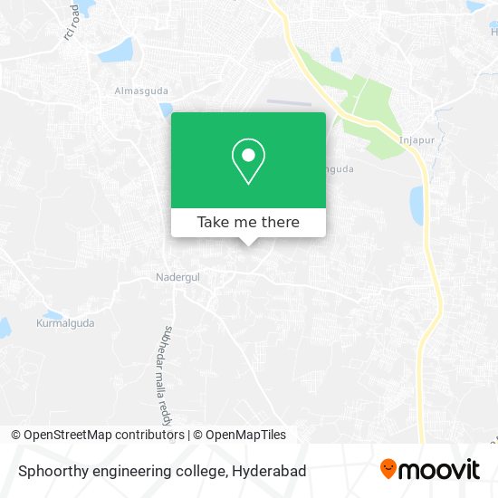 Sphoorthy engineering college map