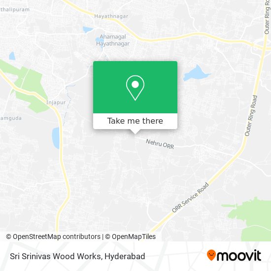 Sri Srinivas Wood Works map