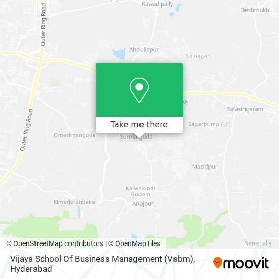 Vijaya School Of Business Management (Vsbm) map