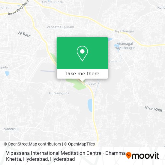 Vipassana International Meditation Centre - Dhamma Khetta, Hyderabad map