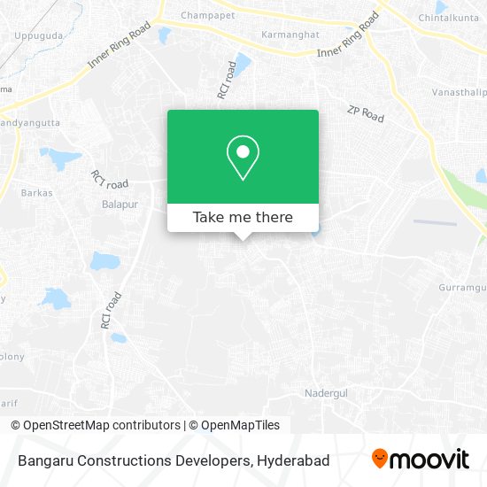 Bangaru Constructions Developers map