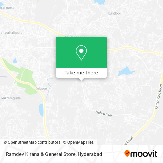 Ramdev Kirana & General Store map
