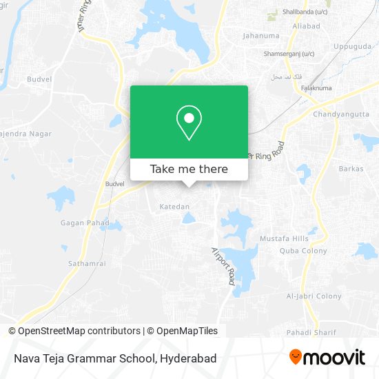 Nava Teja Grammar School map