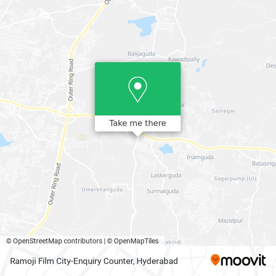 Ramoji Film City-Enquiry Counter map