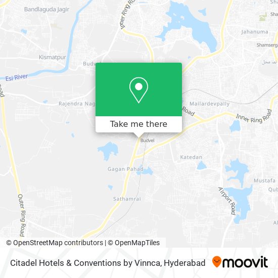 Citadel Hotels & Conventions by Vinnca map