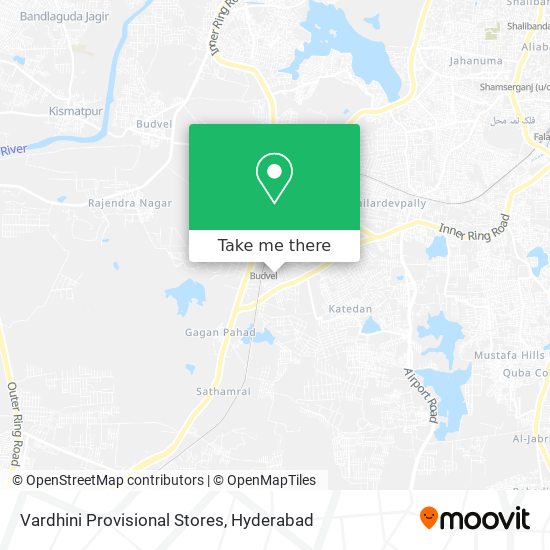 Vardhini Provisional Stores map