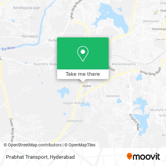 Prabhat Transport map