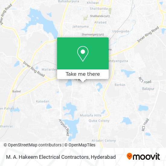 M. A. Hakeem Electrical Contractors map