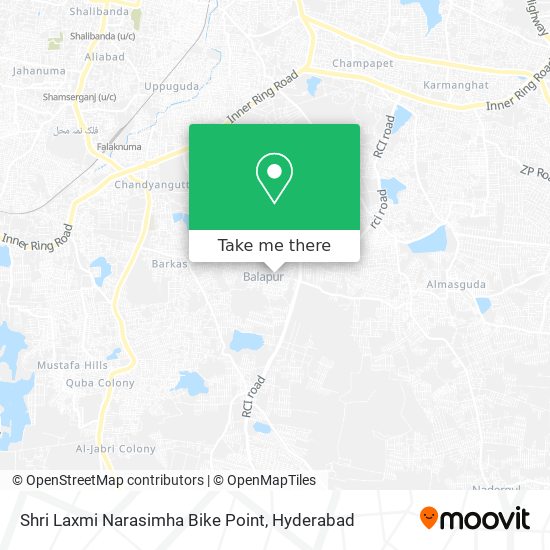 Shri Laxmi Narasimha Bike Point map