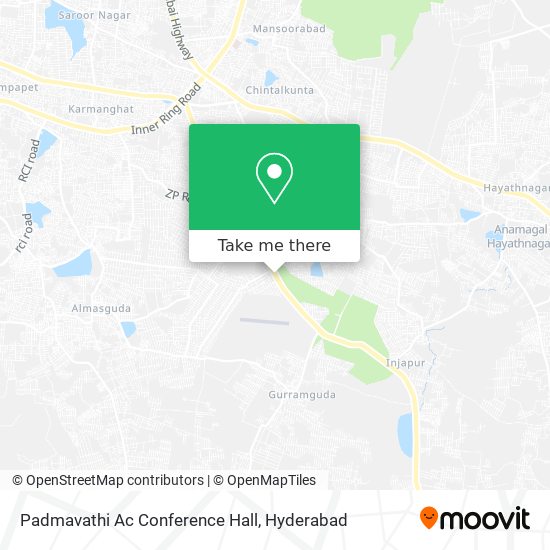 Padmavathi Ac Conference Hall map