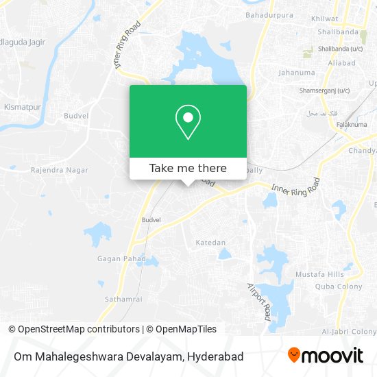 Om Mahalegeshwara Devalayam map