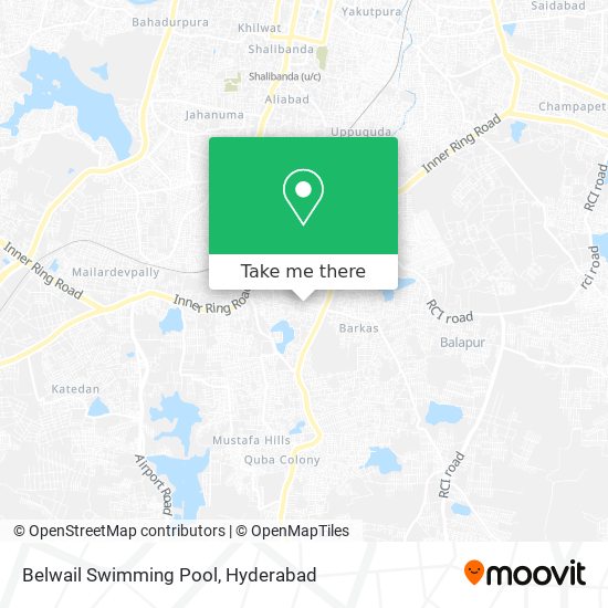 Belwail Swimming Pool map