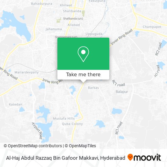Al-Haj Abdul Razzaq Bin Gafoor Makkavi map