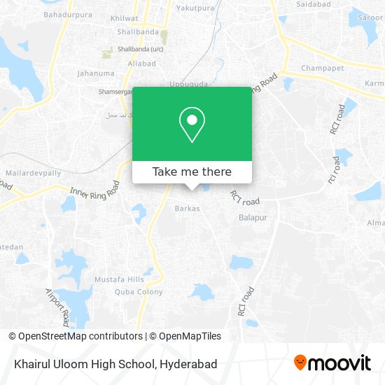 Khairul Uloom High School map