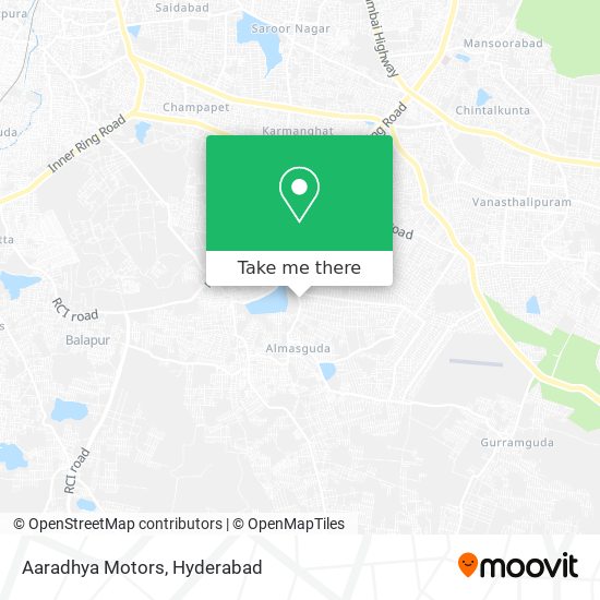 Aaradhya Motors map