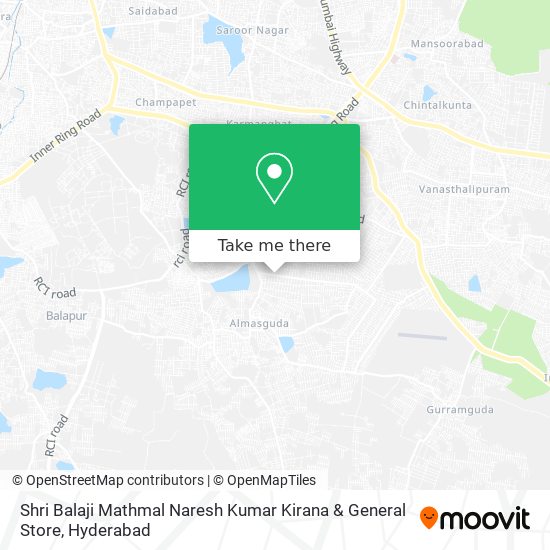 Shri Balaji Mathmal Naresh Kumar Kirana & General Store map