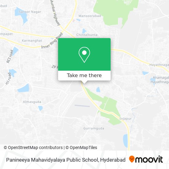 Panineeya Mahavidyalaya Public School map