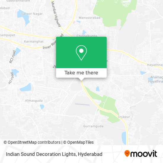 Indian Sound Decoration Lights map