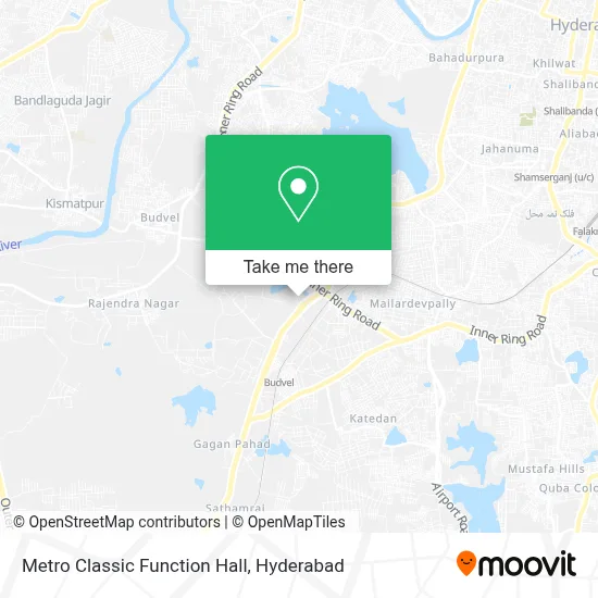 Metro Classic Function Hall map