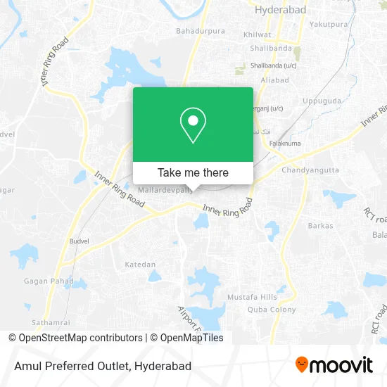 Amul Preferred Outlet map