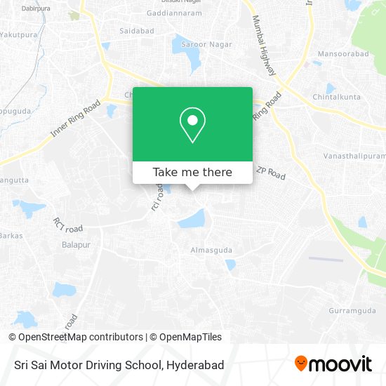 Sri Sai Motor Driving School map