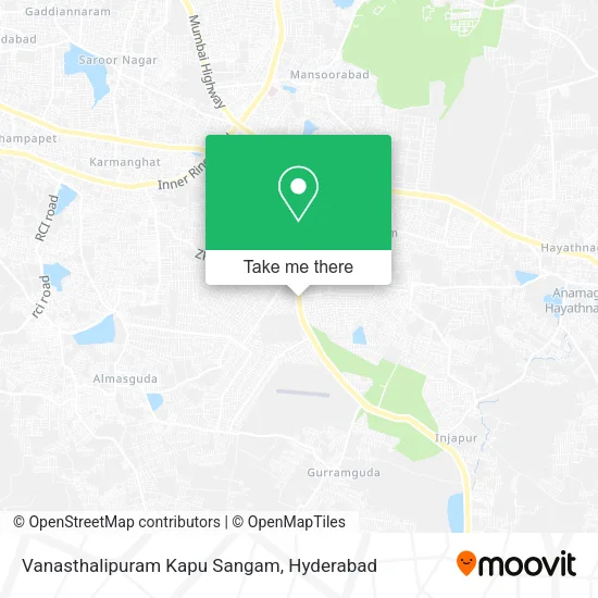 Vanasthalipuram Kapu Sangam map